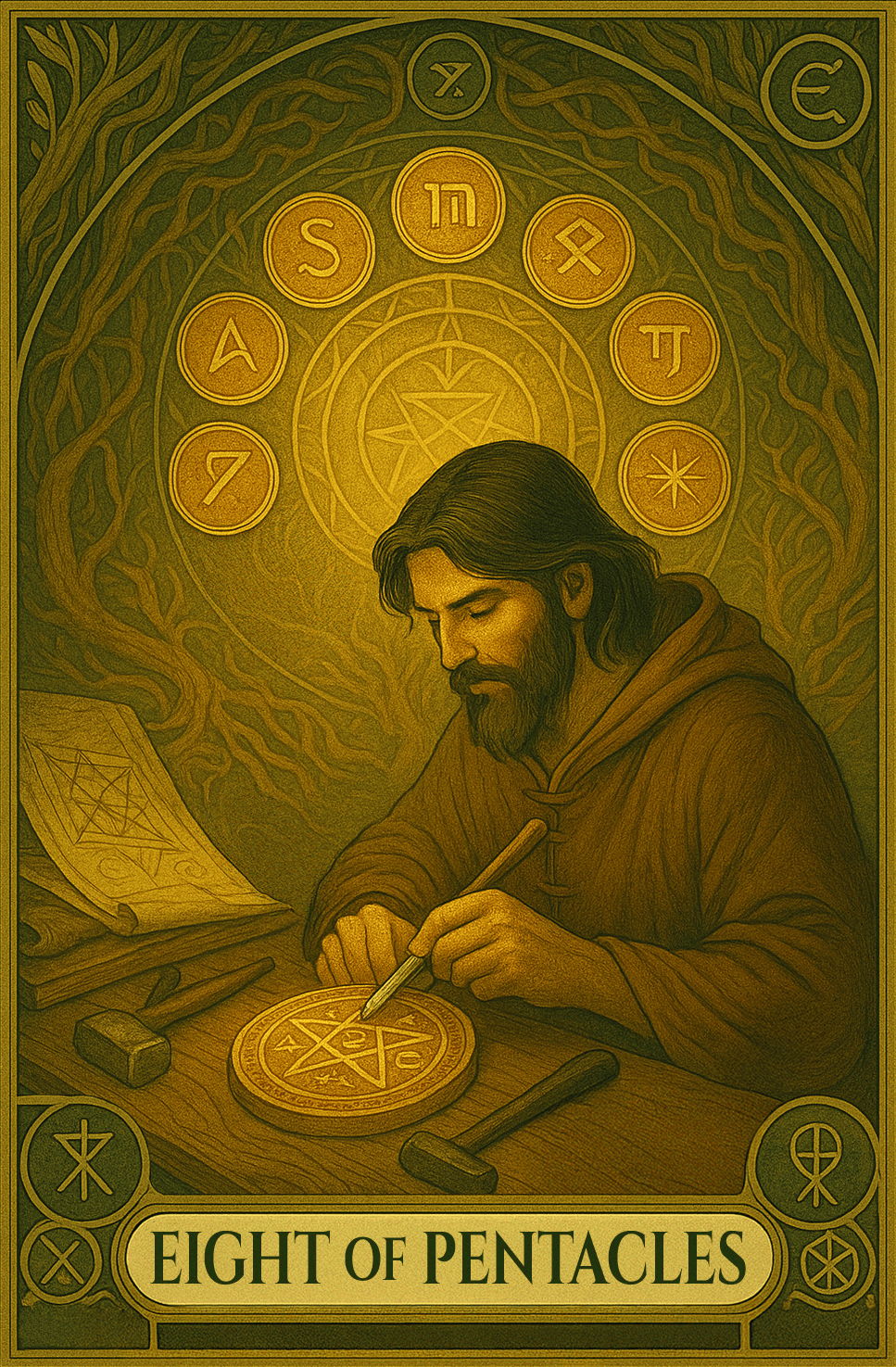 Eight of Pentacles