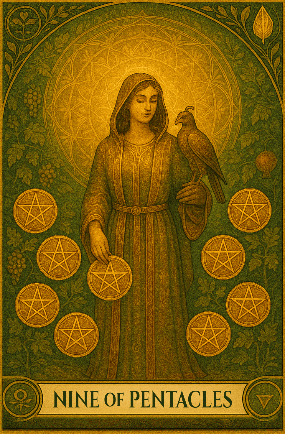 Nine of Pentacles