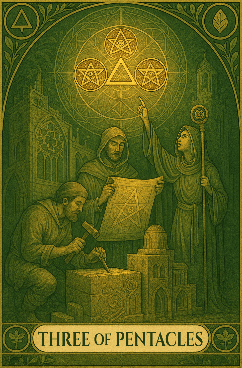Three of Pentacles