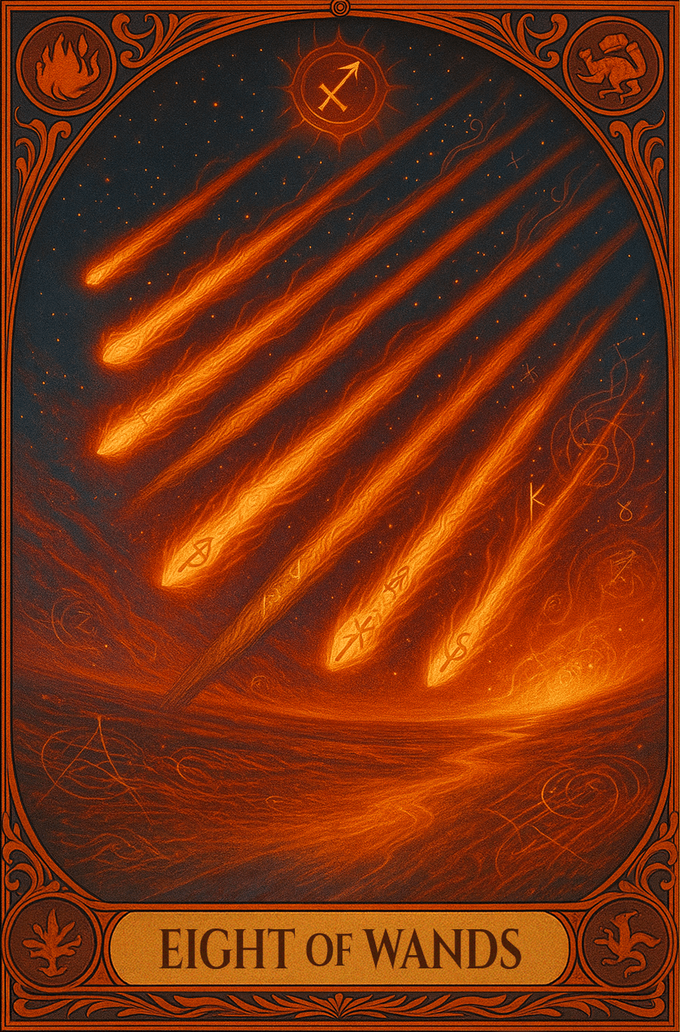 Eight of Wands