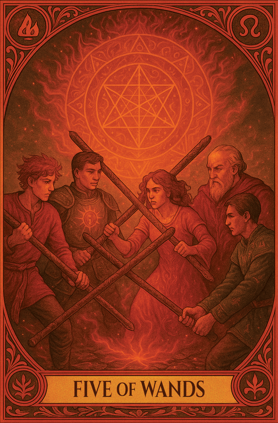 Five of Wands